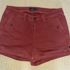 Torrid, burnt red shorts, size 14